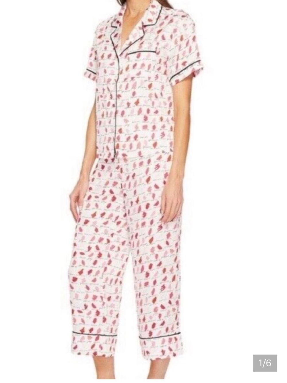 Kate Spade Lipstick Swatch Pajamas, Size S